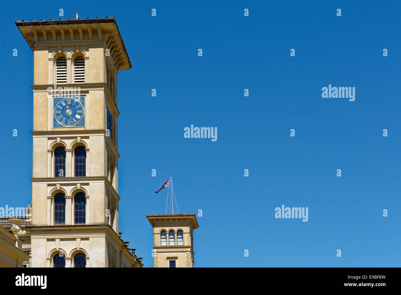 Osborne House, East Cowes, Isle of Wight, England, Regno Unito, GB. Foto Stock