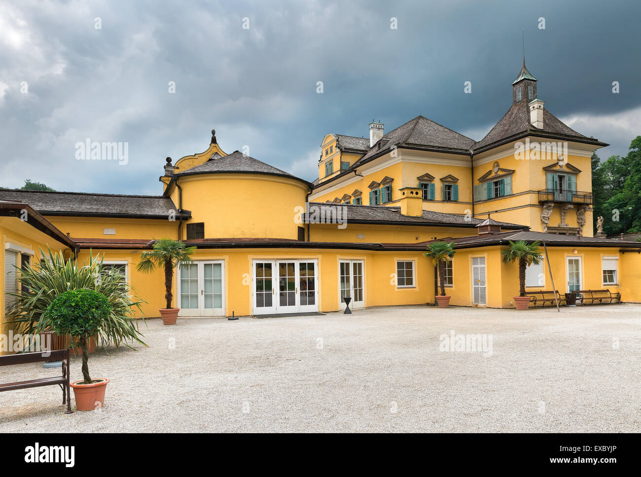 Palazzo Hellbrunn Salisburgo in Austria Foto Stock