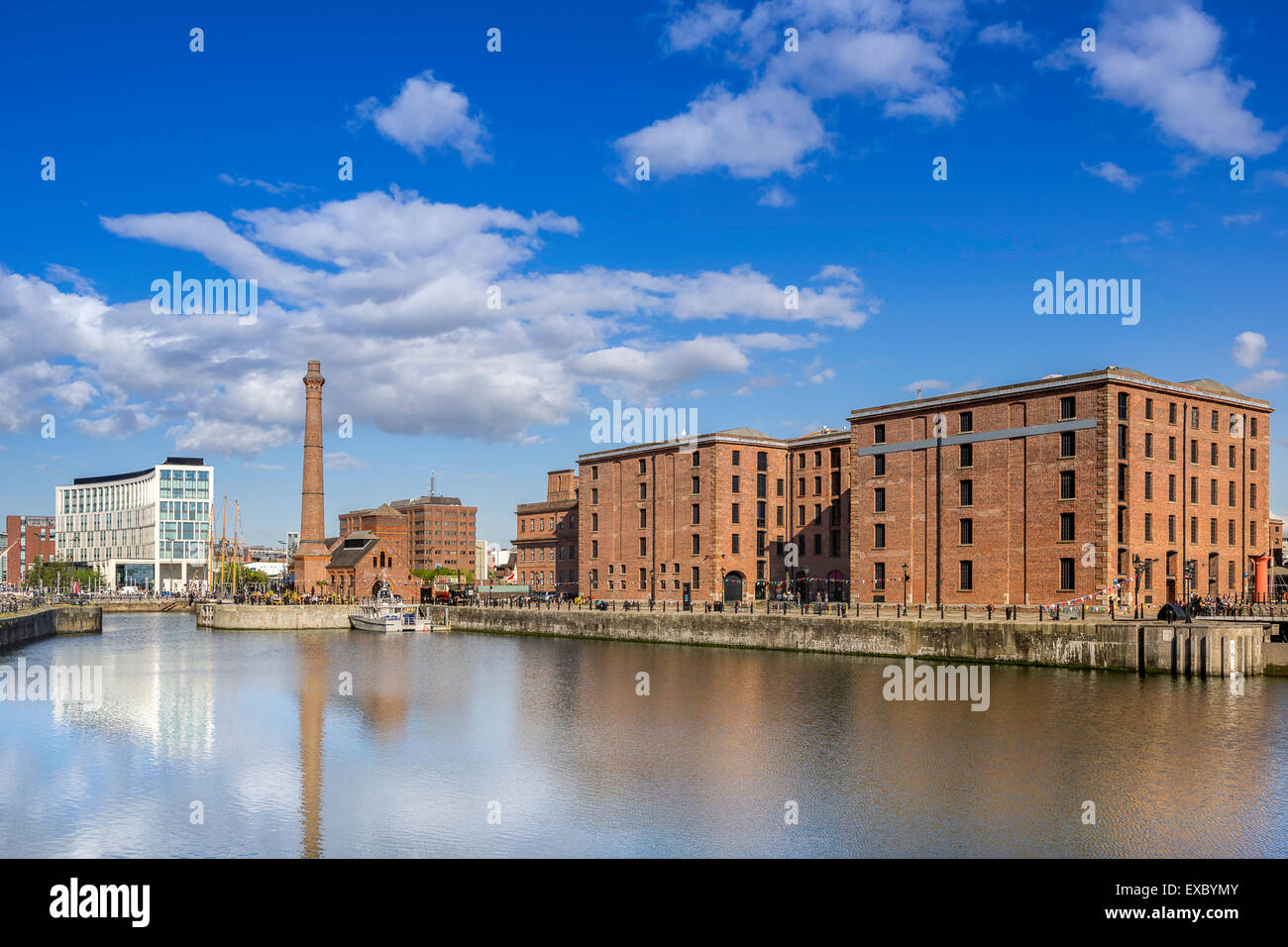 Albert Dock complesso in Liverpool Foto Stock