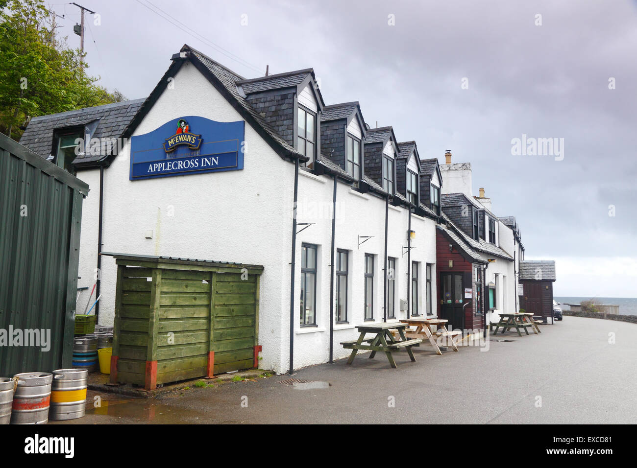Il Applecross Inn, un pub in remoto nelle Highlands scozzesi Foto Stock