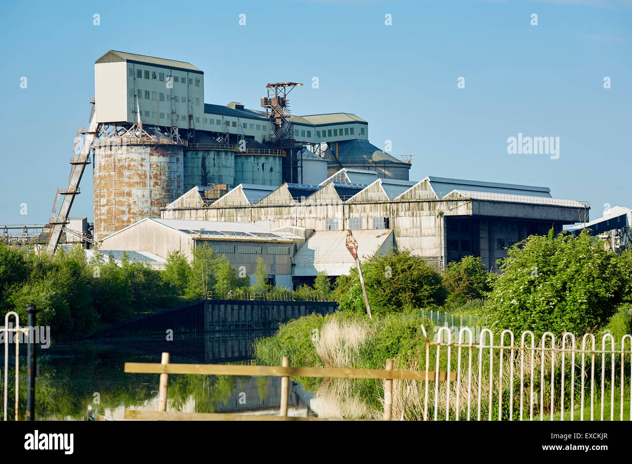 Northwich area isola WALLERSCOTE SODA ASH OPERE AKA LA FABBRICA DI NEVE Il Wallerscote lavora a Northwich è un industriale live Foto Stock