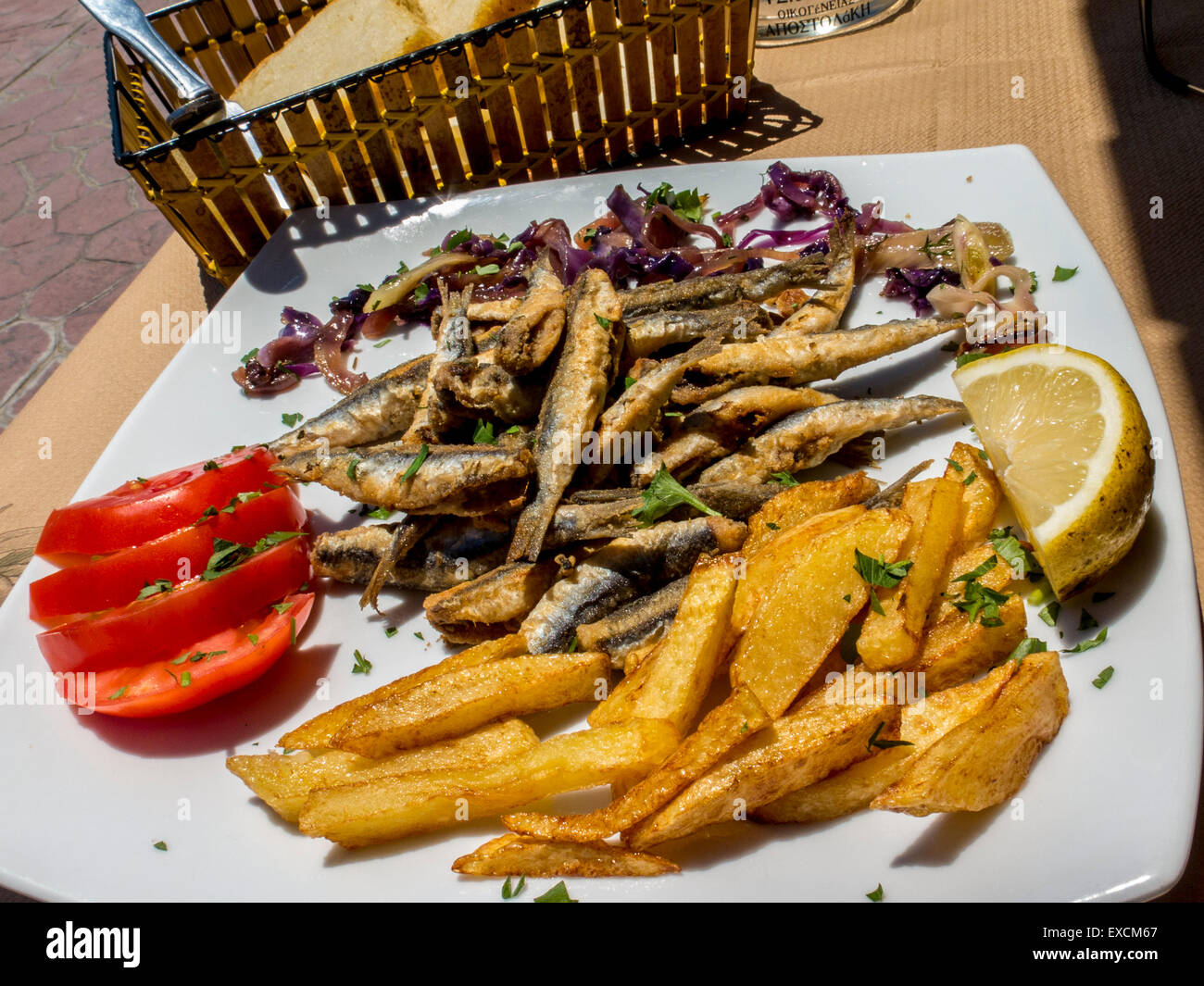 Patitiri Città Vecchia Alonissos Grecia bianchetti e trucioli Foto Stock