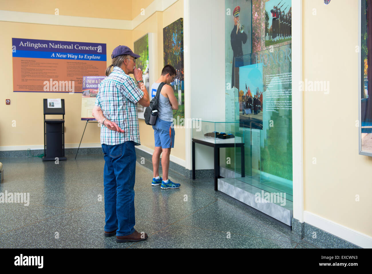 Centro di accoglienza, il Cimitero Nazionale di Arlington, Virginia Foto Stock