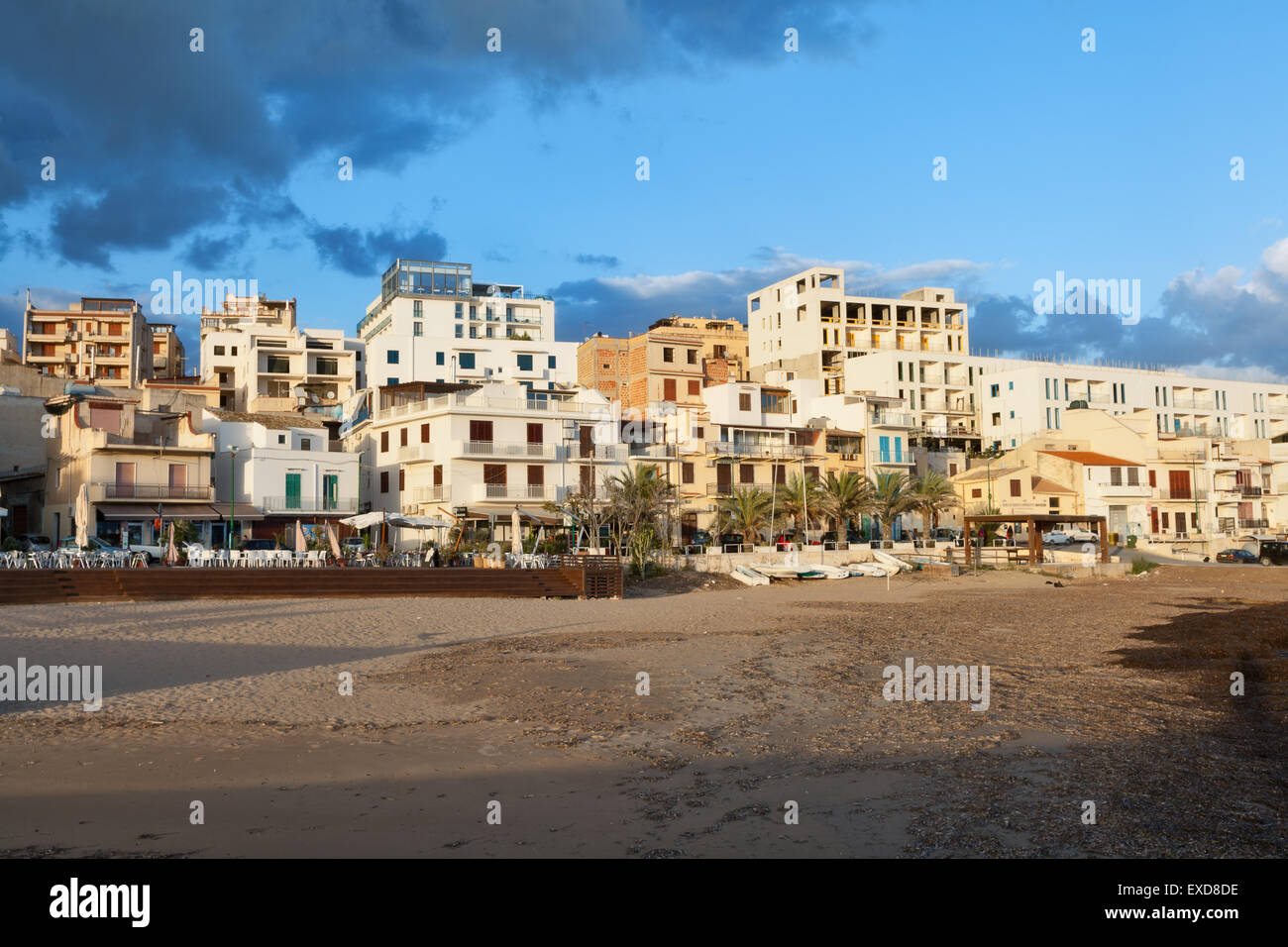 Marinella di Selinunte, una località balneare della provincia di Trapani, Sicilia Foto Stock