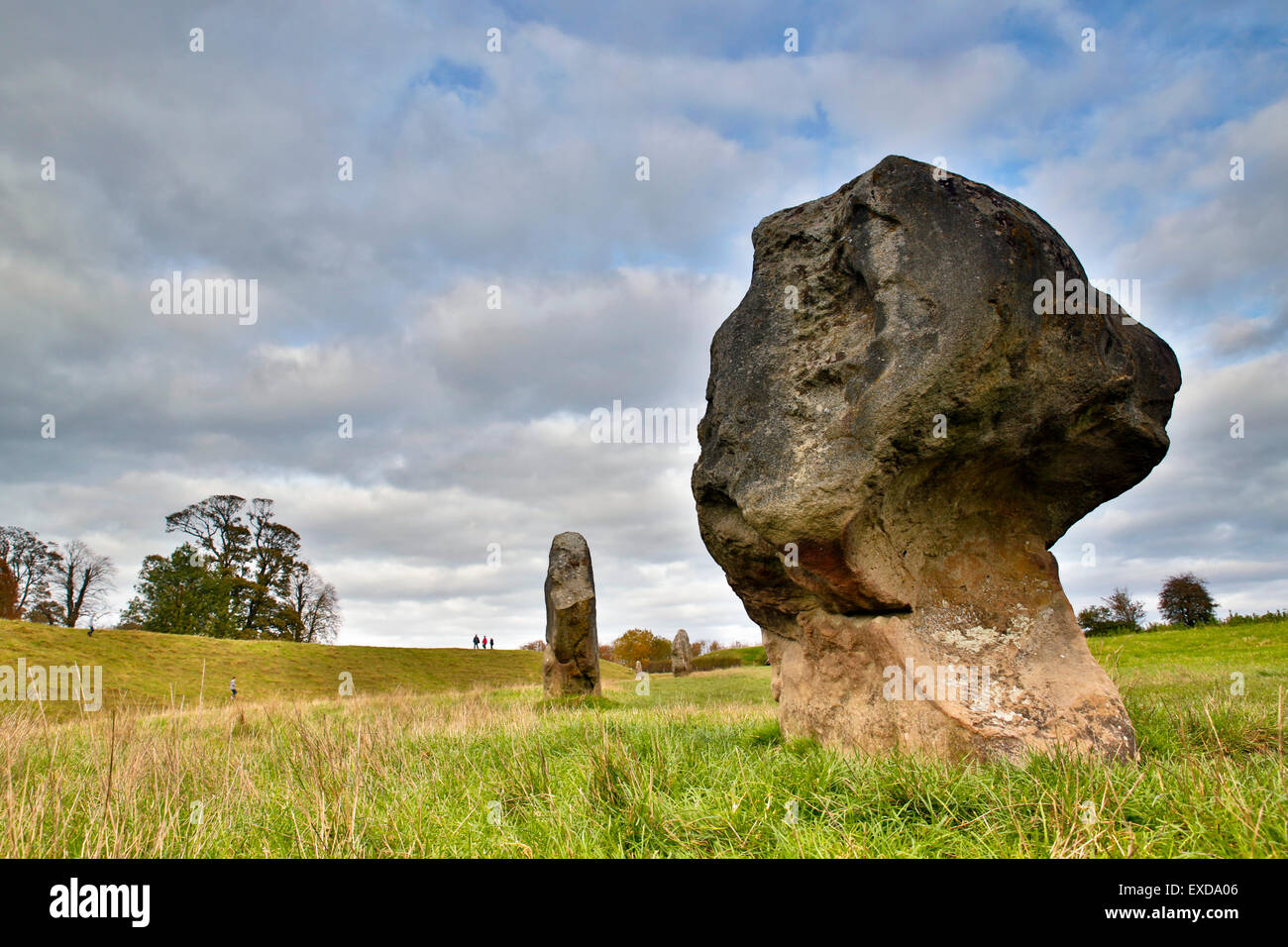 Avebury Stone Circle Wiltshire, Regno Unito Foto Stock