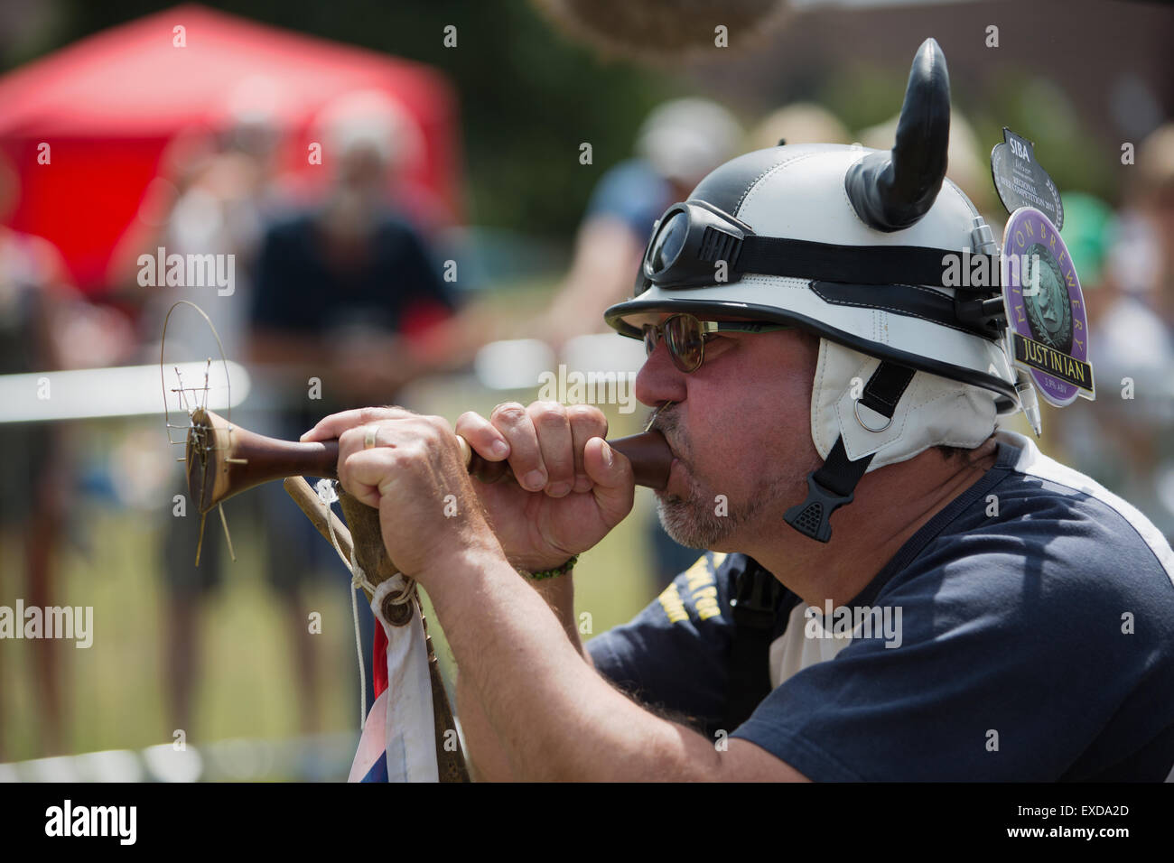 Mondo pisello campionati di tiro a Witcham vicino a Ely, Cambridgeshire Regno Unito Foto Stock
