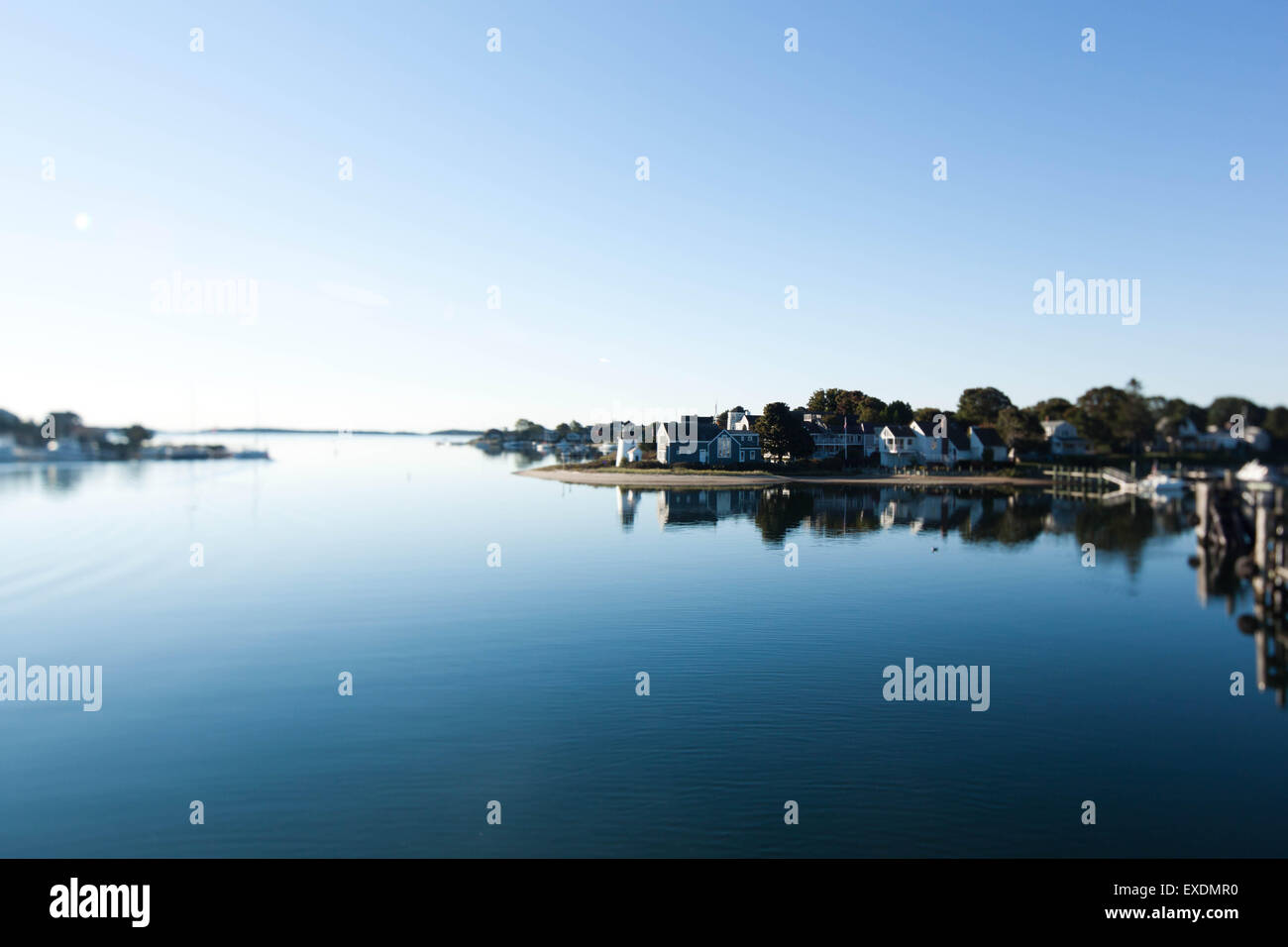 Porto di Hyannis Cape Cod. Foto Stock