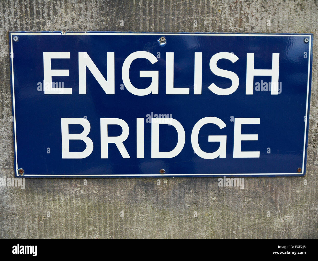 English bridge è il nome di un bridge nello Shrewsbury Shropshire UK Foto  stock - Alamy