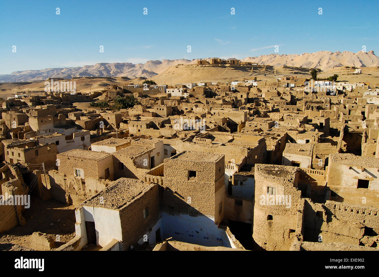 Al Qasr Village - Dakhla Oasis - Egitto Foto Stock