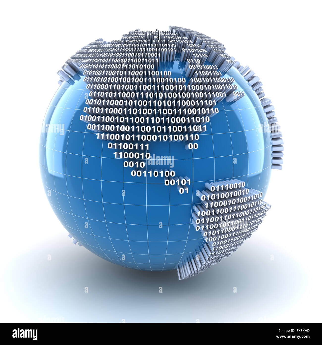 Globo di Digitahi Foto Stock