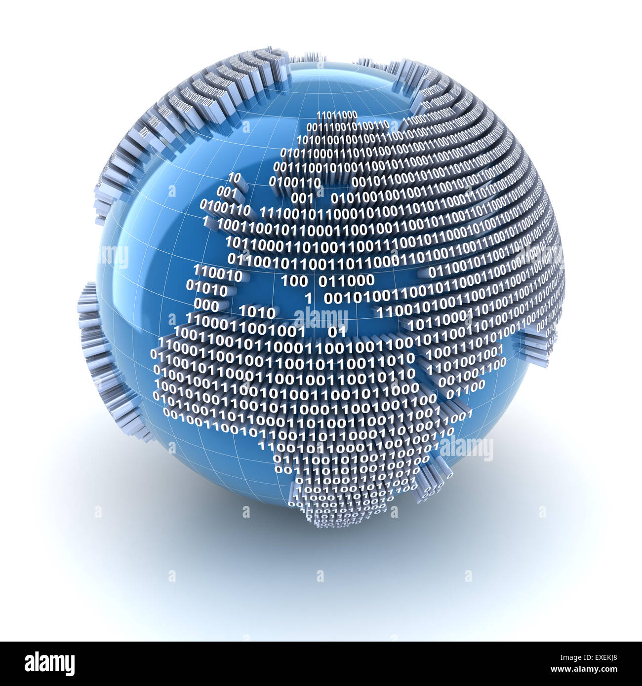 Globo di Digitahi Foto Stock