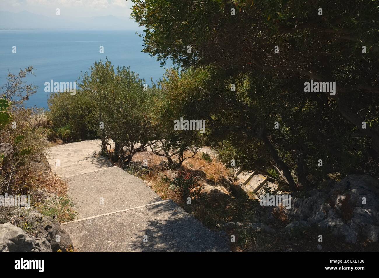 Scene dal Capao di Millazo in provincia di Messina, Sicilia Foto Stock