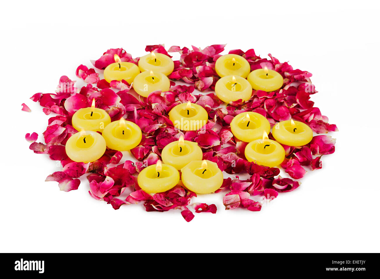 Candela Fiore Health Club Spa nessuno Foto Stock