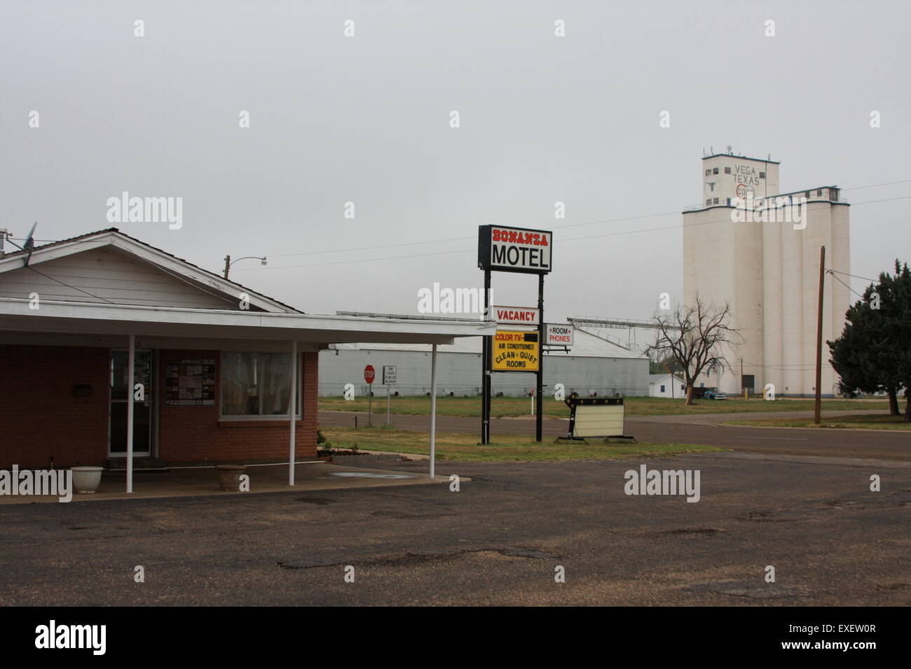 Bonanza motel in Vega Texas USA Foto Stock
