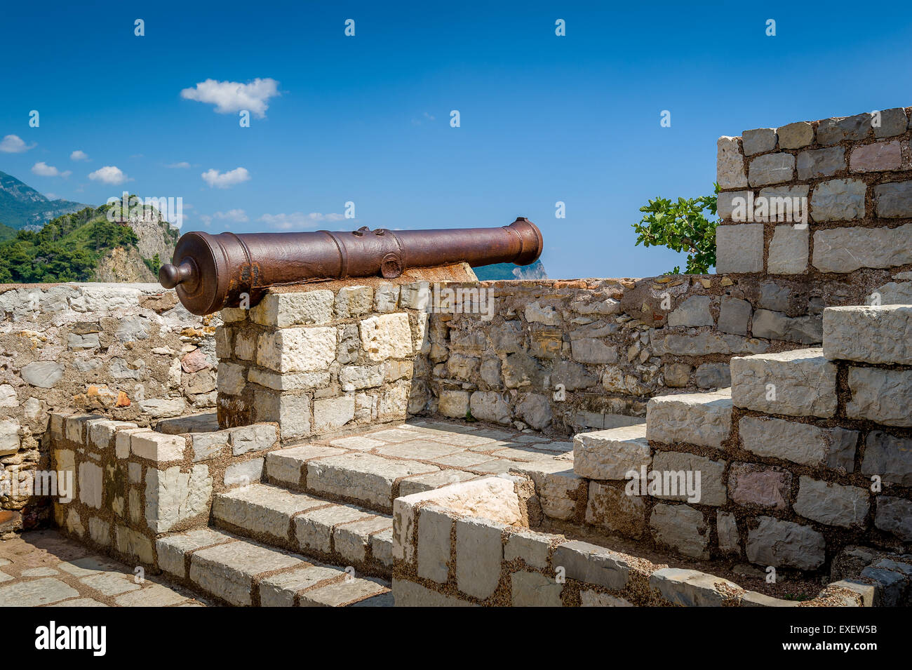 Petrovac fortezza pistola cannon Foto Stock