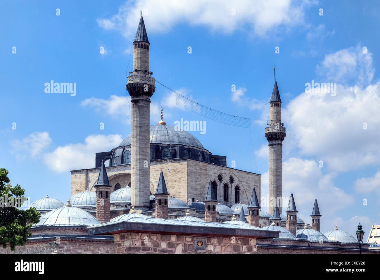 Museo di Mevlana, Konya, Anatolia centrale, Turchia Foto Stock