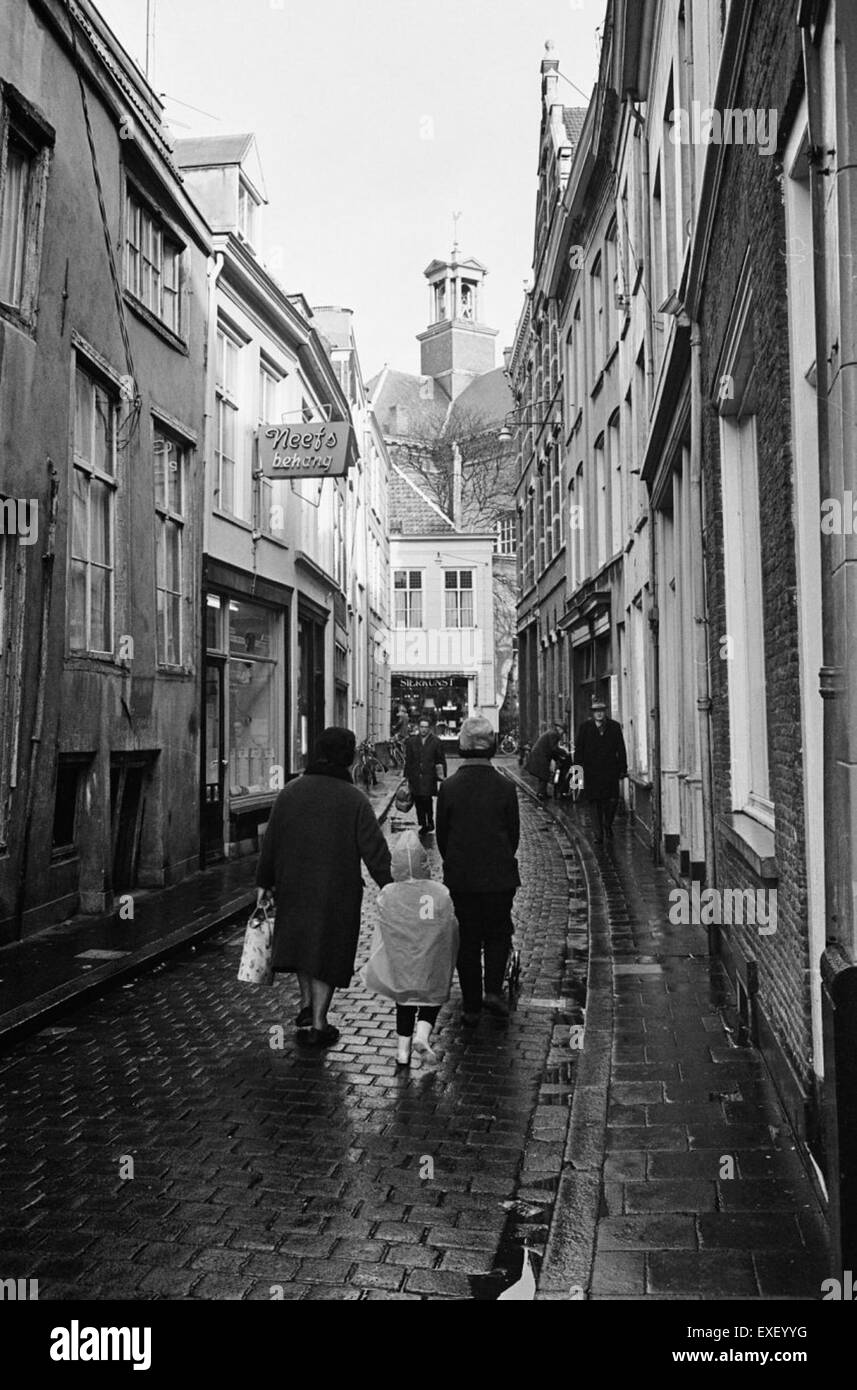 Questa fotografia cattura lo scenario del Brabante settentrionale, in particolare Den Bosch. L'immagine mette in evidenza l'architettura tradizionale e il paesaggio rurale della regione, offrendo uno scorcio sulla cultura e la storia olandesi. Foto Stock