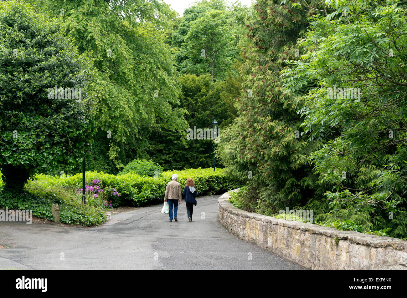 Parco Pittencrief, Dunfermline, Fife Foto Stock