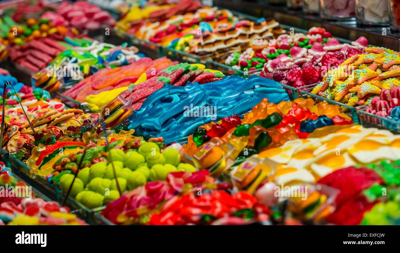 Impressioni di mercati esteri Foto Stock