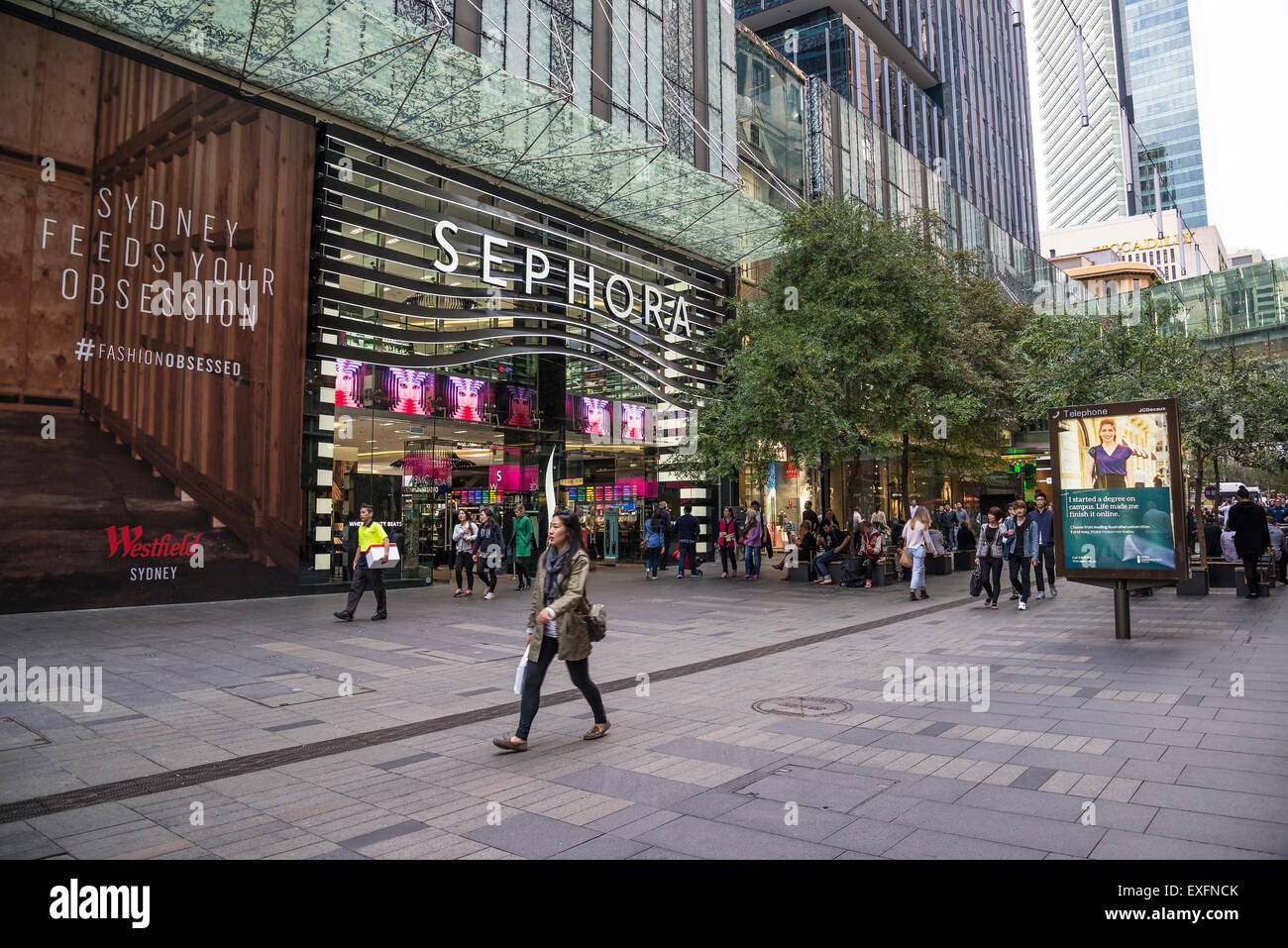 Sydney Westfield Shopping Centre, Sydney, Australia Foto Stock