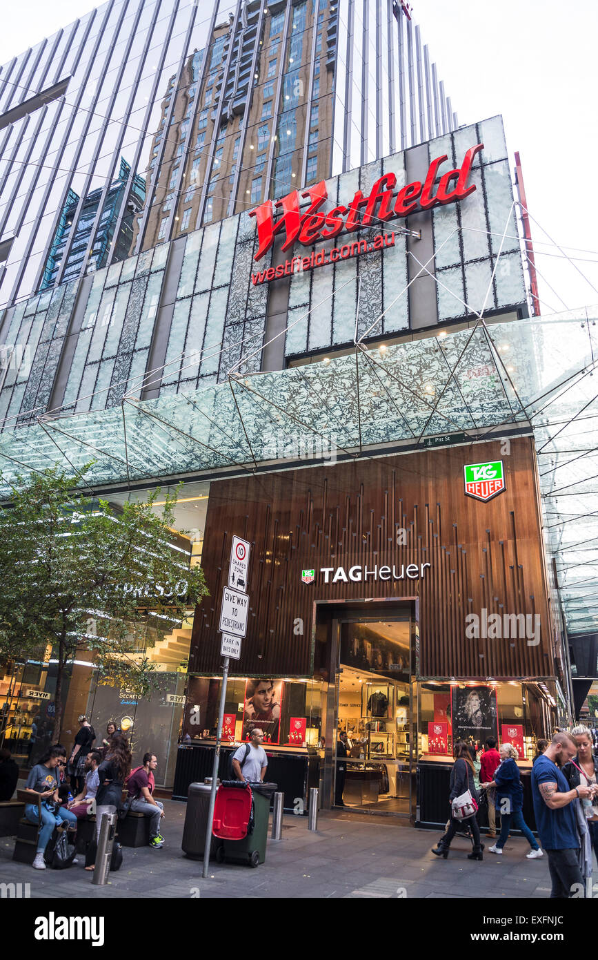Sydney Westfield Shopping Centre, Sydney, Australia Foto Stock