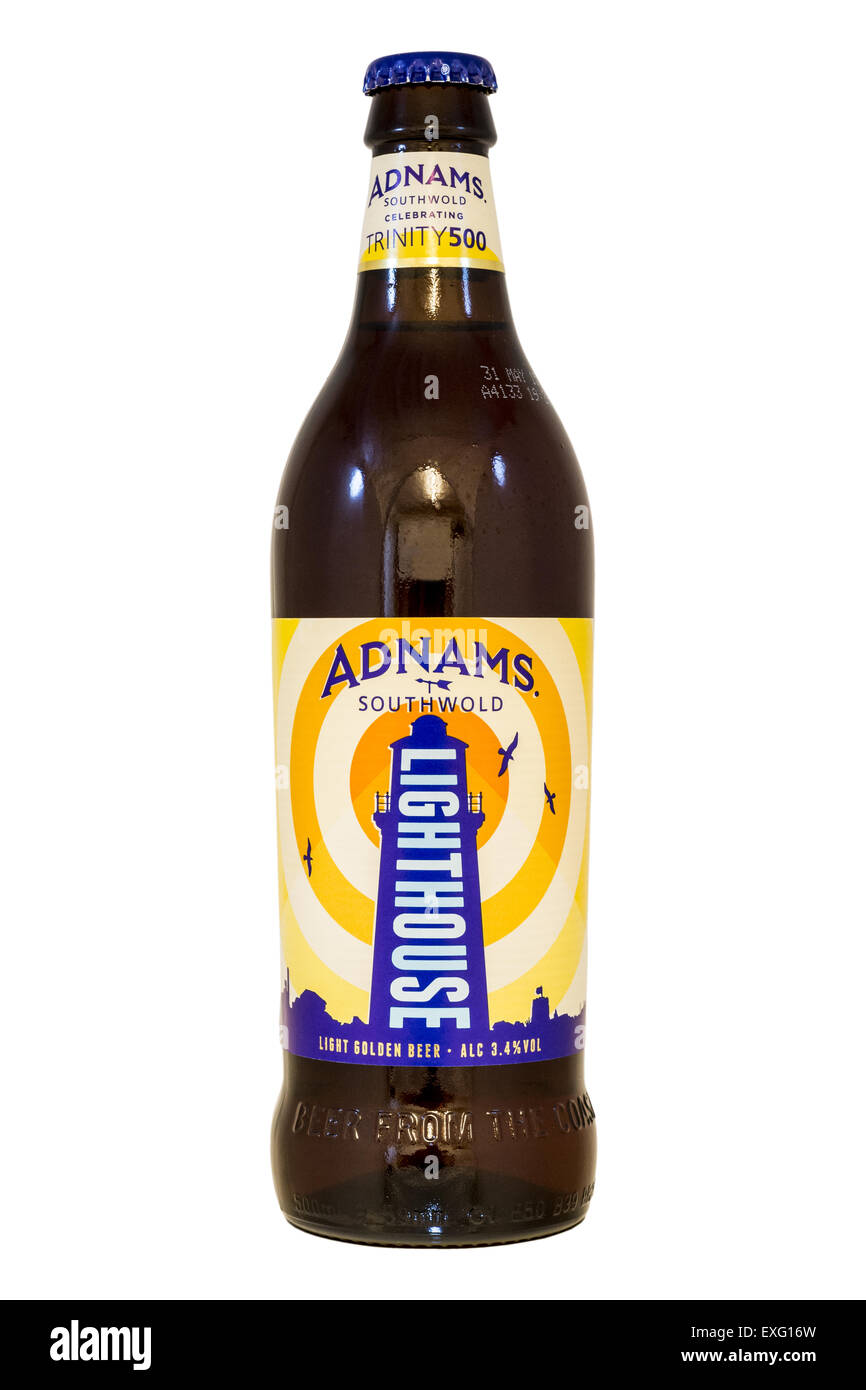 Adnams Brewery - Faro di birra in bottiglia - corrente @ 2015. Foto Stock