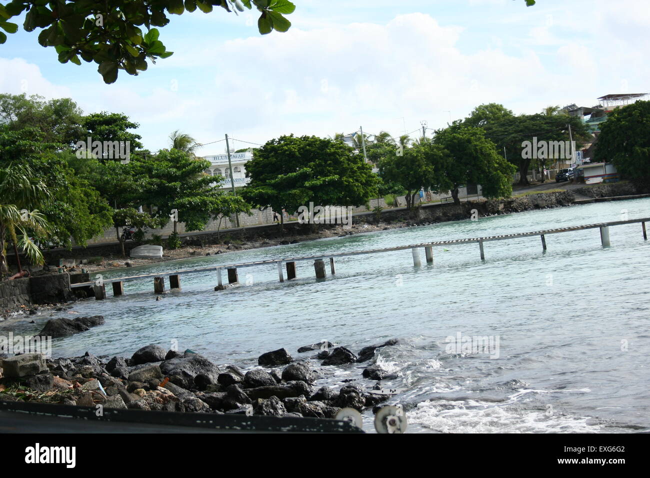 Località trovate a Grand Baie a Maurizio splendida Foto Stock