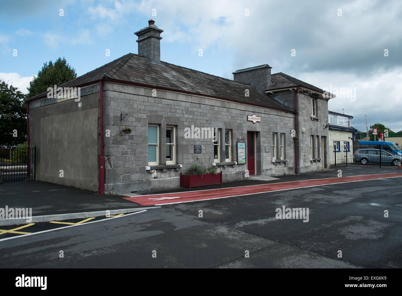 Llandovery station Foto Stock