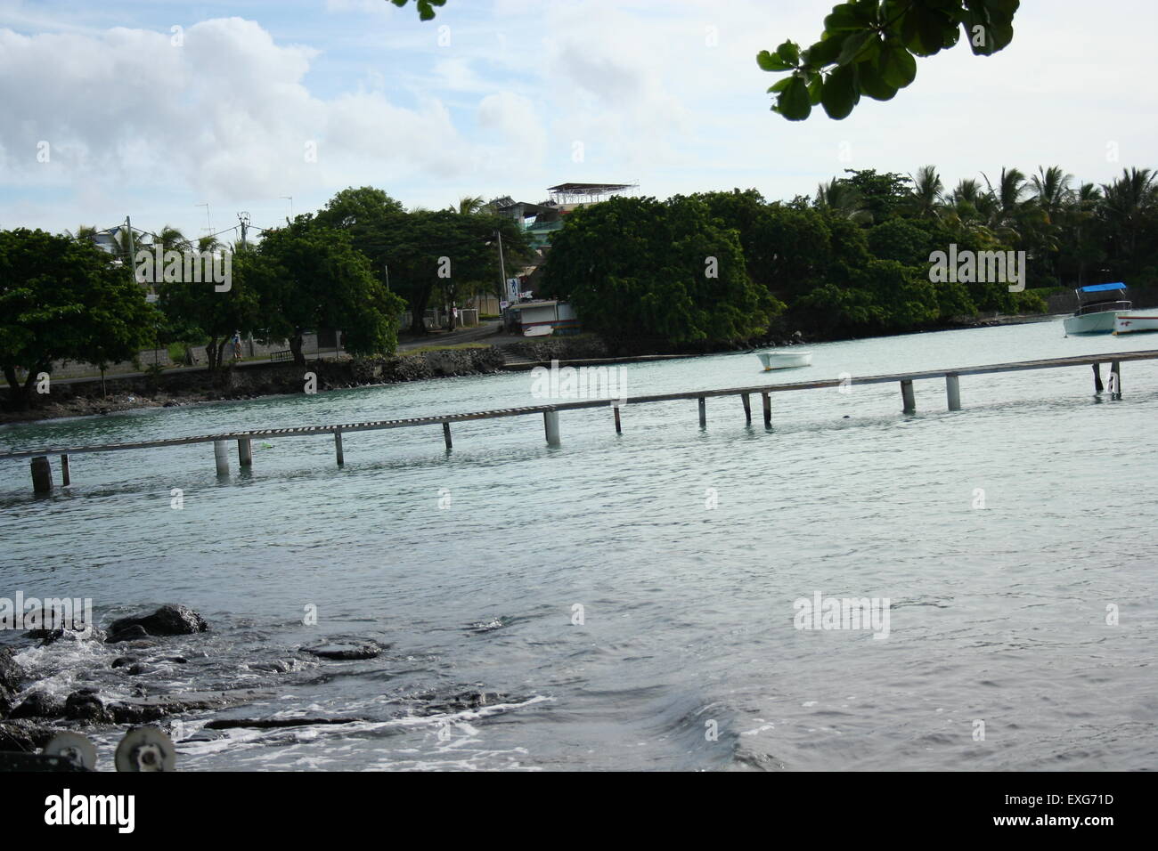 Località trovate a Grand Baie a Maurizio splendida Foto Stock