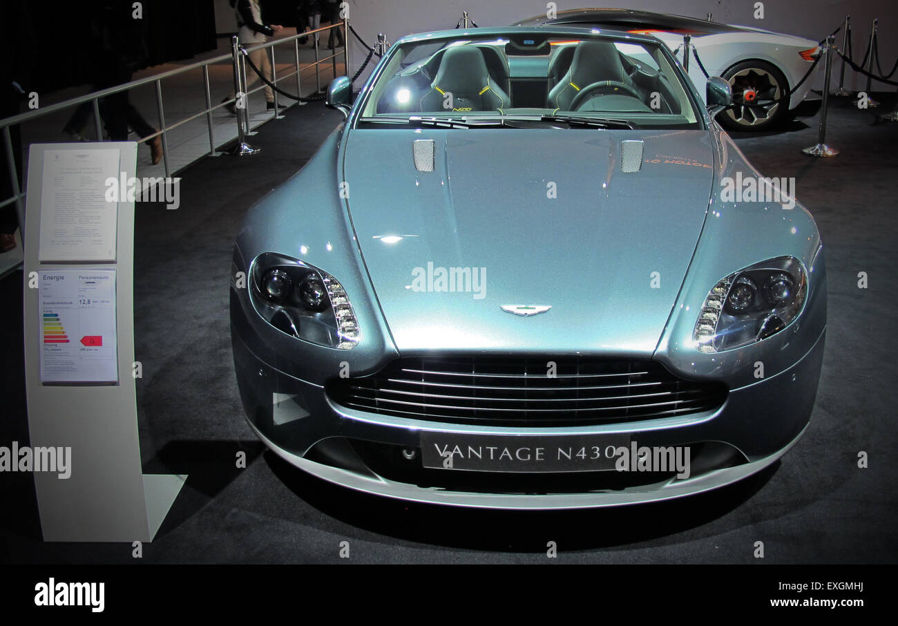 Aston Martin Vantage N430 a Rai International Motor Show 2015 Amsterdam Foto Stock