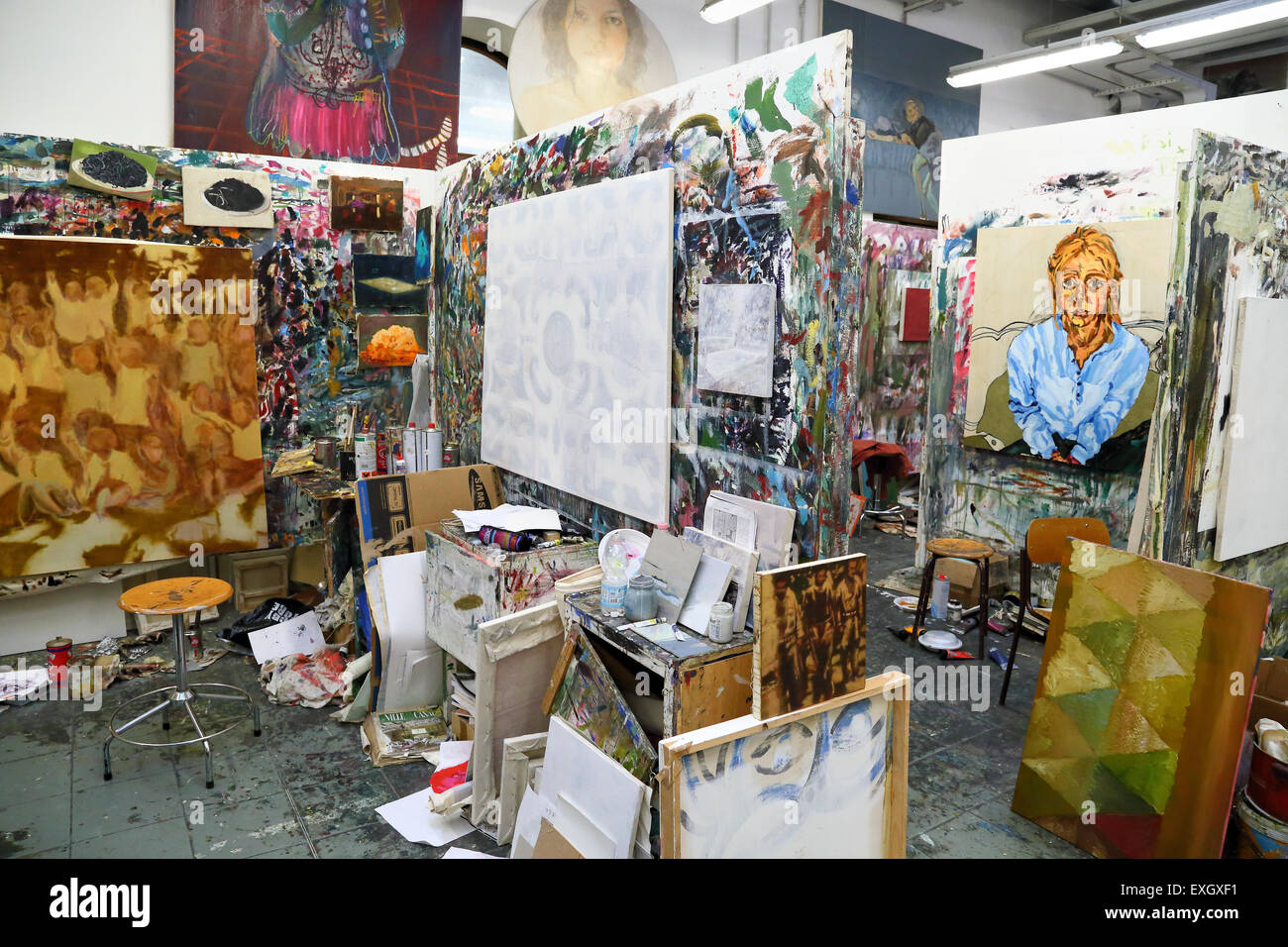 Arte notte Venezia, Accademia di Belle Arti di Venezia Foto Stock