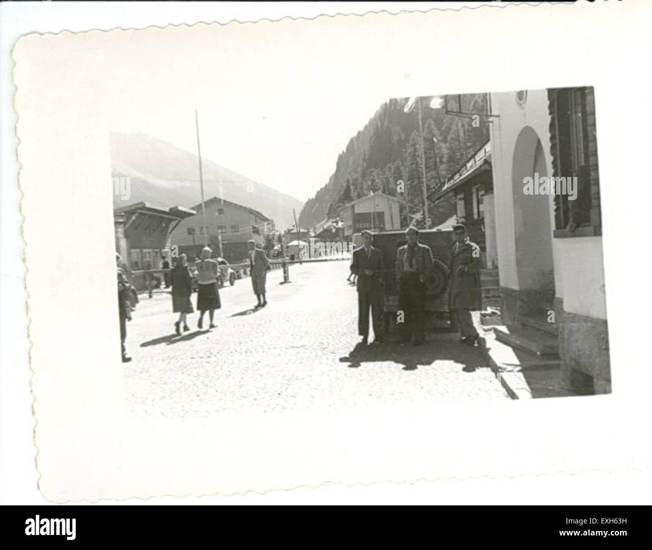 Il passo del Brennero, 19 Settembre 1948 Foto Stock