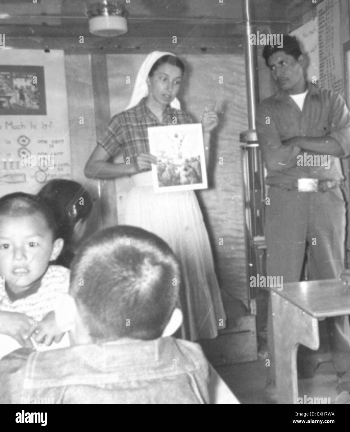 La Bibbia dei Bambini è di classe, Chinle Ariz Foto Stock