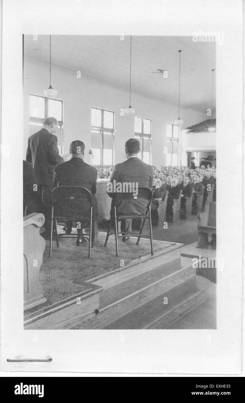 Il Comitato per le relazioni industriali di Archbold, Ohio, formato nel 1947, ha lavorato per affrontare le questioni delle relazioni di lavoro, contribuendo agli sforzi mennoniti per bilanciare fede, lavoro e responsabilità sociale. Foto Stock