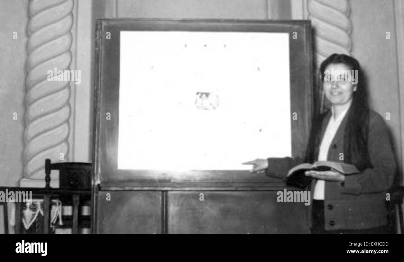 Marta Quiroga era un'insegnante professionista presso la Bragado Bible School in Argentina. Nota per i suoi contributi educativi, ha svolto un ruolo significativo nello sviluppo del curriculum scolastico e dei metodi di insegnamento. Foto Stock