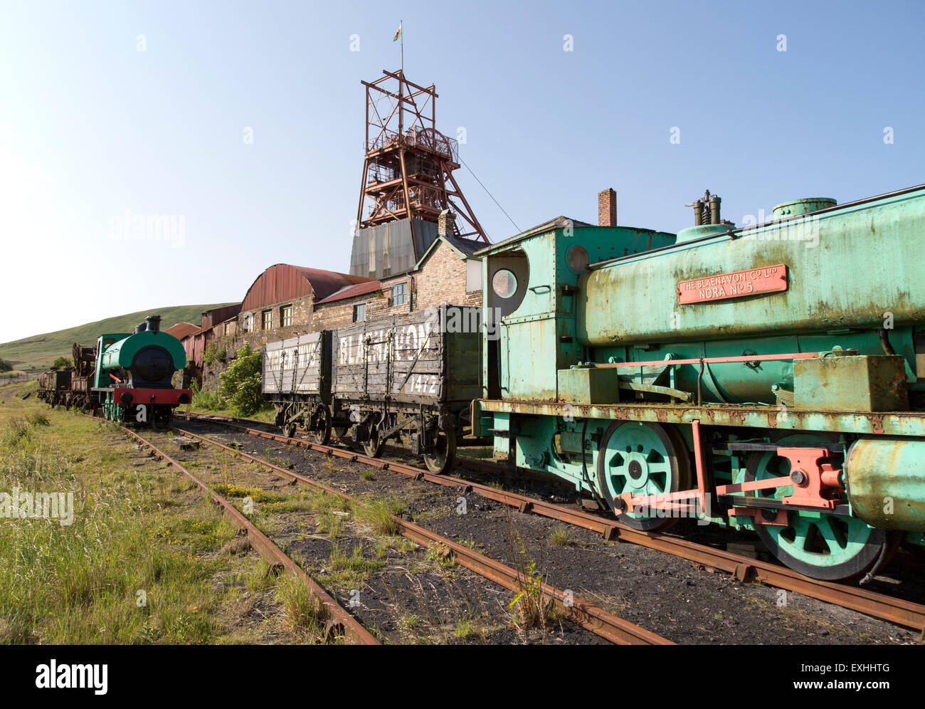 Big Pit National Coal Museum, Blaenavon, Lancaster, Monmouthshire, South Wales, Regno Unito Foto Stock