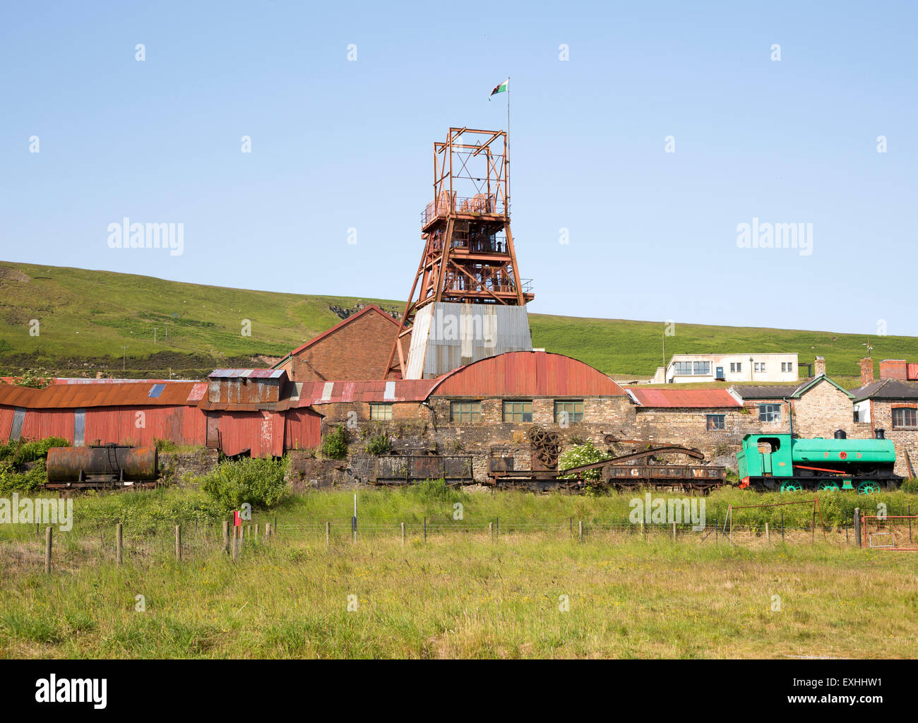 Big Pit National Coal Museum, Blaenavon, Lancaster, Monmouthshire, South Wales, Regno Unito Foto Stock