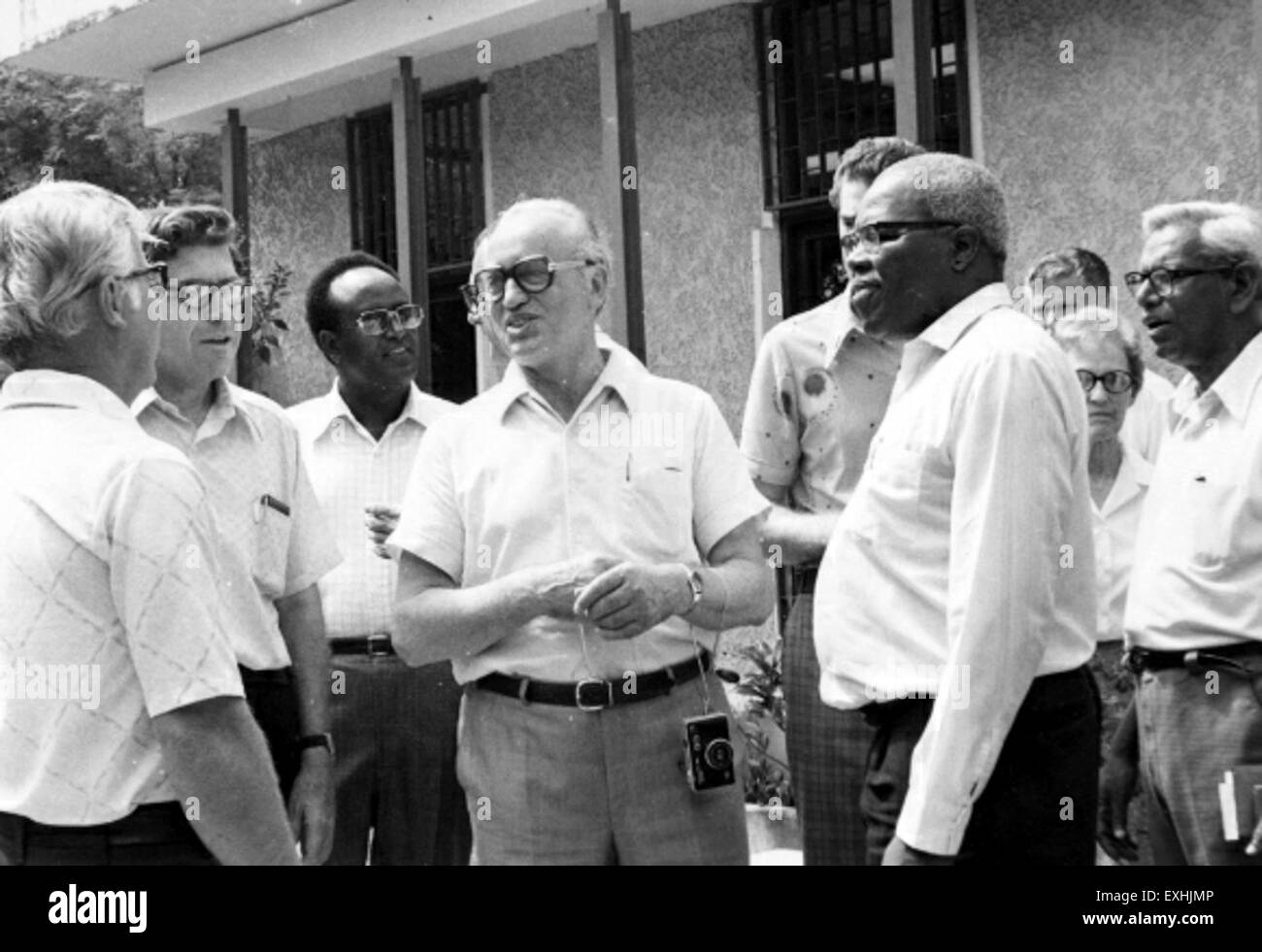 Il Presidium Meeting della Conferenza Mondiale Mennonita a San Juan, Porto Rico, nel 1975, dove rappresentanti delle comunità mennonite si riunirono per discutere e partecipare. Foto Stock