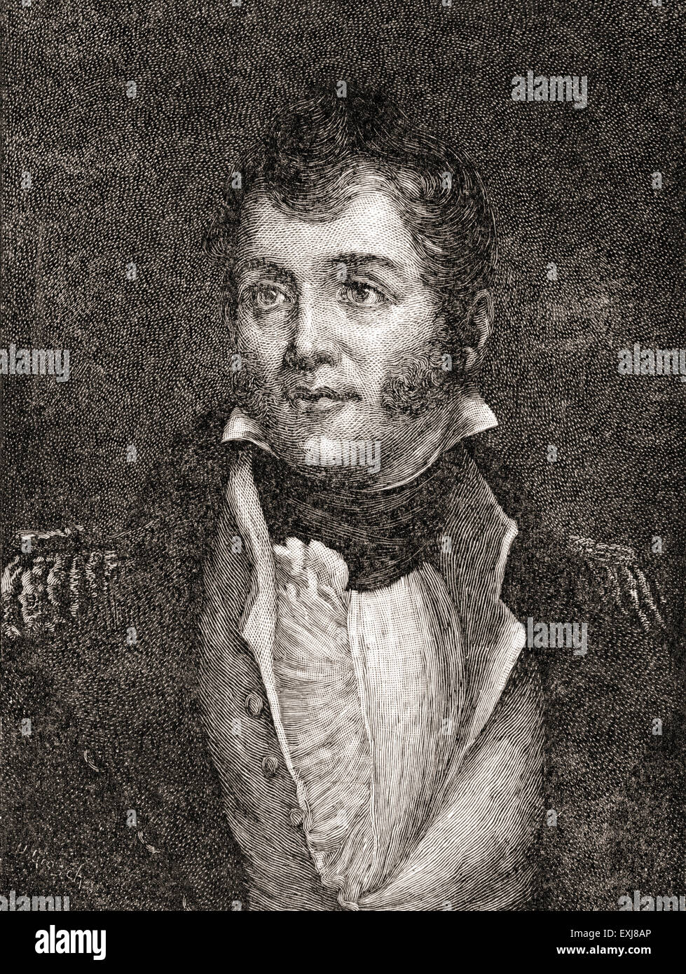 Marina degli Stati Uniti Commodore Oliver Hazard Perry, 1785 - 1819. American naval commander. Foto Stock