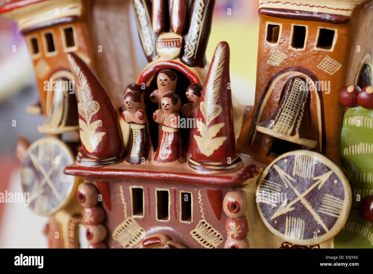 Ceramica Peruviana in ceramica Foto Stock