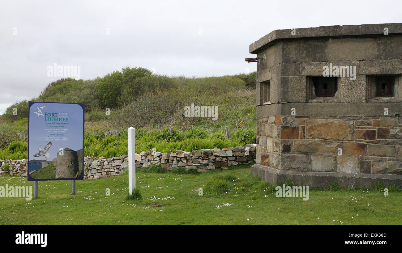 Fort Dunree County Donegal Irlanda Foto Stock