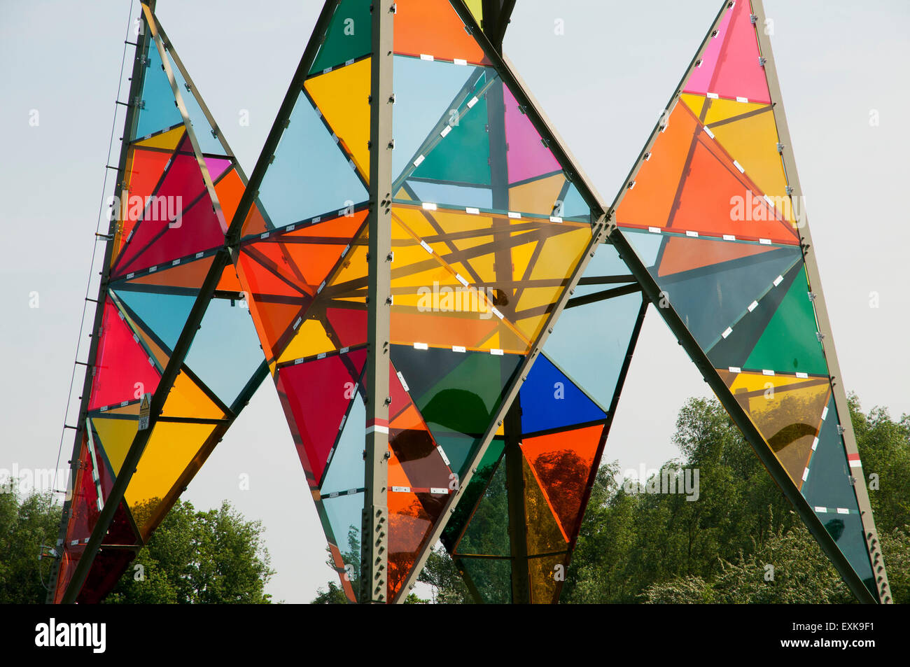 Alta tensione arte polo ruhr ruhr-Renania settentrionale - Vestfalia Germania Foto Stock