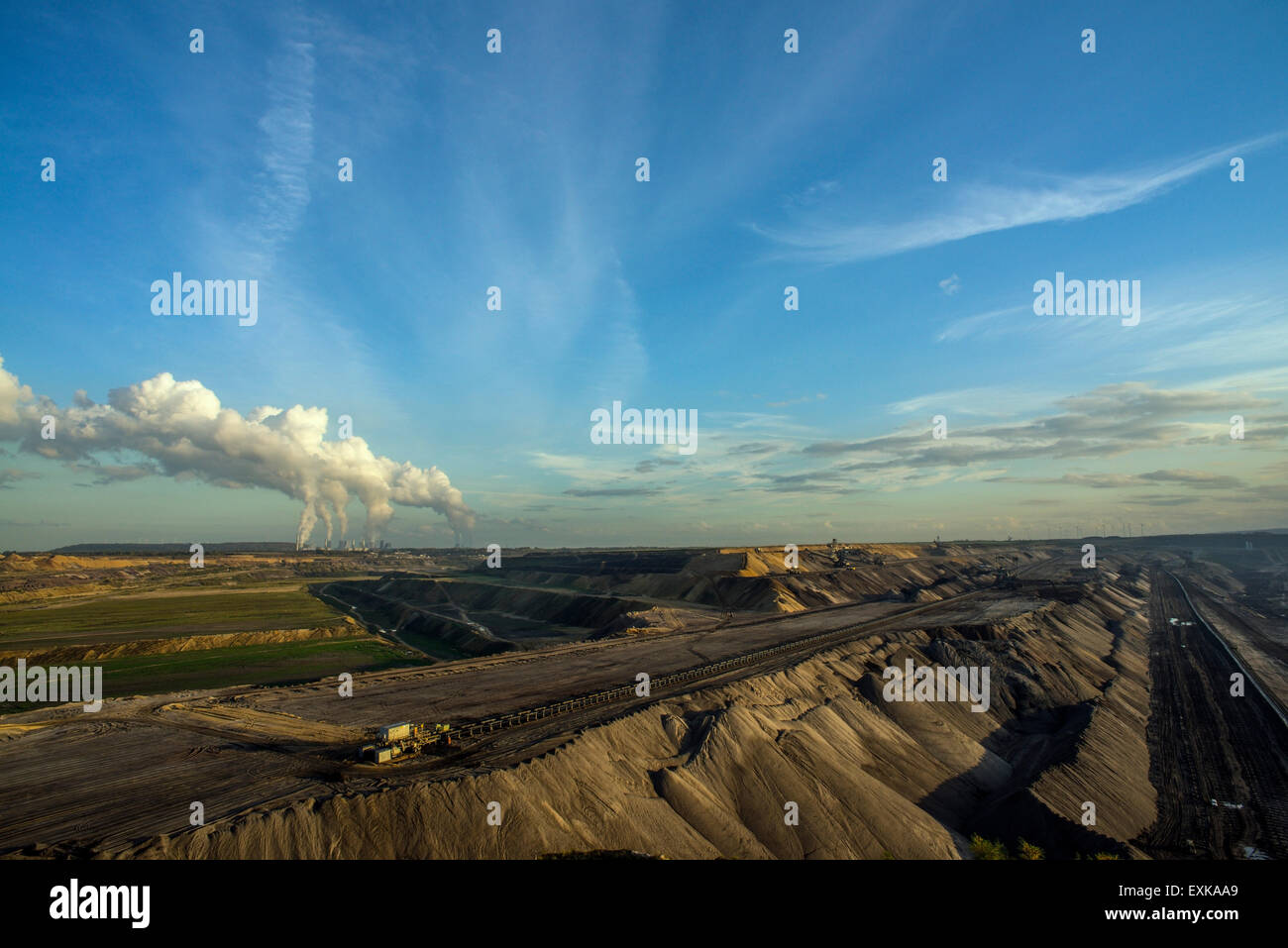 Miniere Di Carbone A Cielo Aperto Miniera di carbone marrone a cielo aperto immagini e fotografie stock