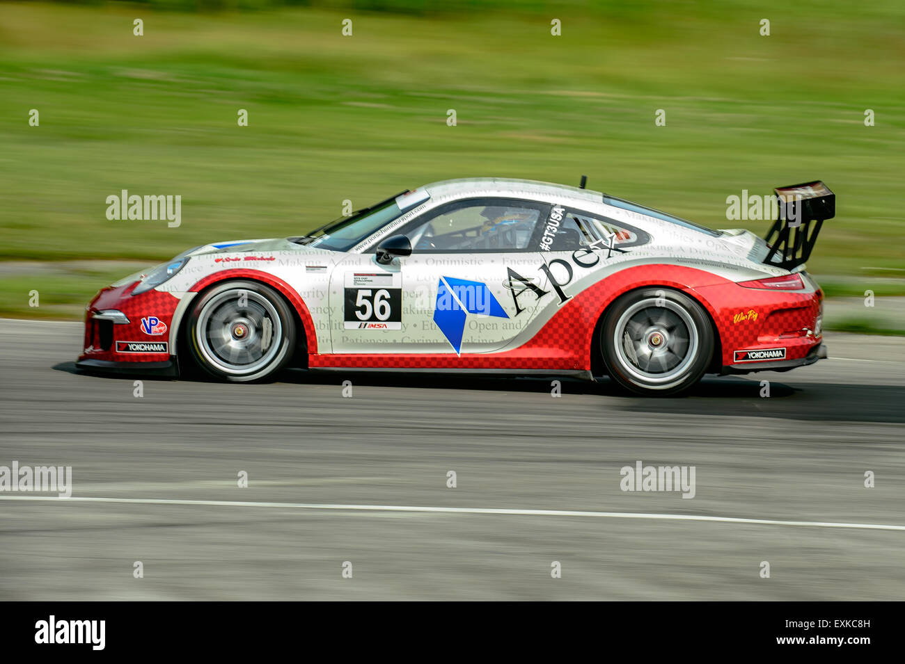 Bowmanville, può., 12 lug 2015 - presso la Mobil 1 SportsCar Grand Prix al Canadian Tire Motorsport Park - Mosport in Bowmanville, Canada il 12 luglio 2015. Foto Stock