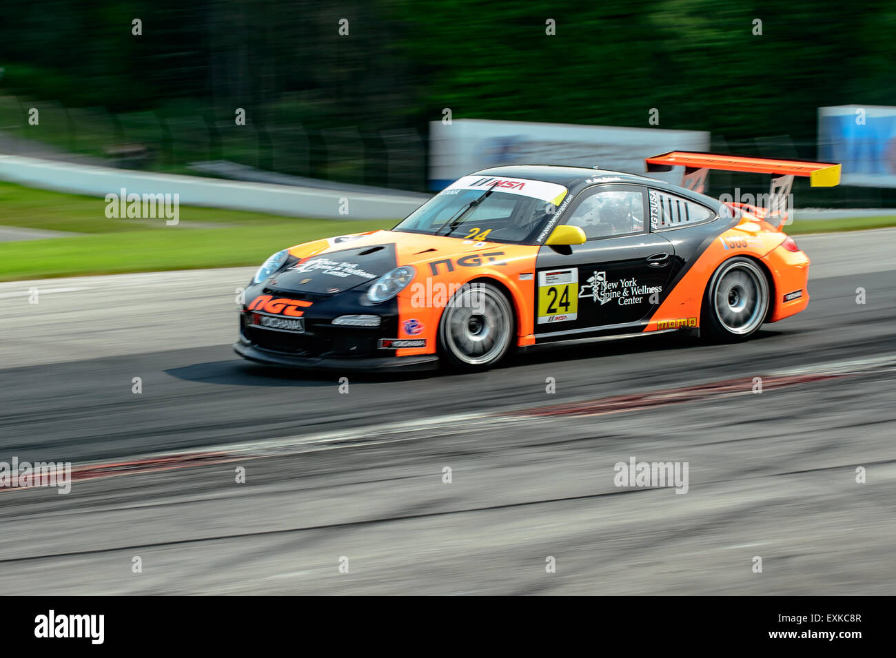 Bowmanville, può., 12 lug 2015 - presso la Mobil 1 SportsCar Grand Prix al Canadian Tire Motorsport Park - Mosport in Bowmanville, Canada il 12 luglio 2015. Foto Stock