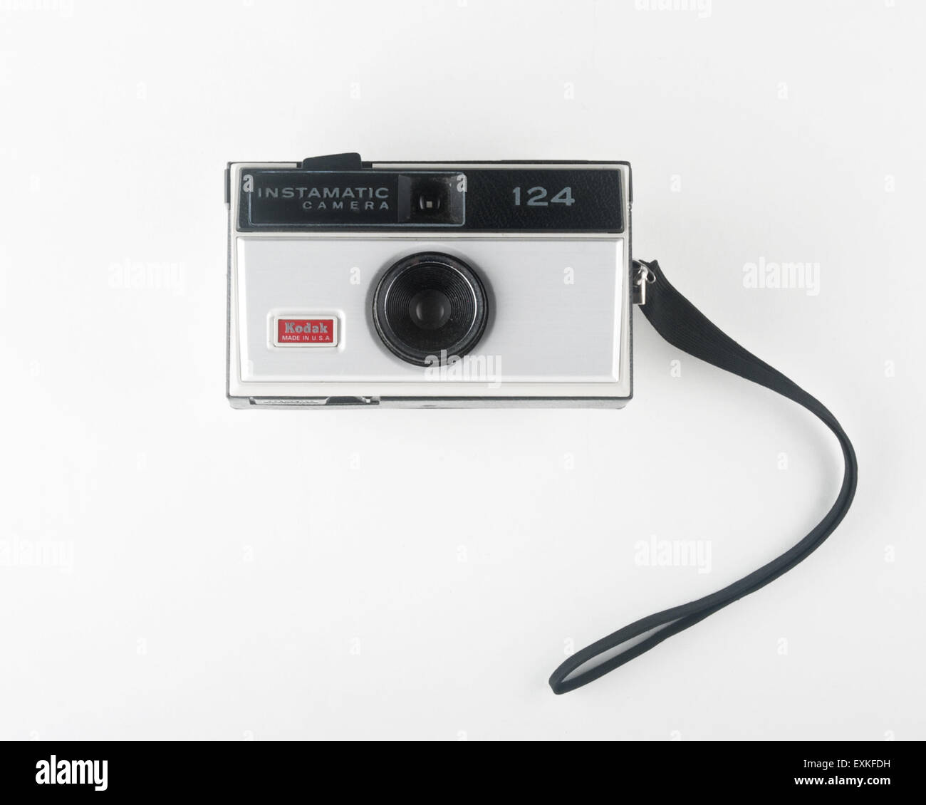 Bloccare la foto di un vintage Kodak Instamatic fotocamera. Foto Stock