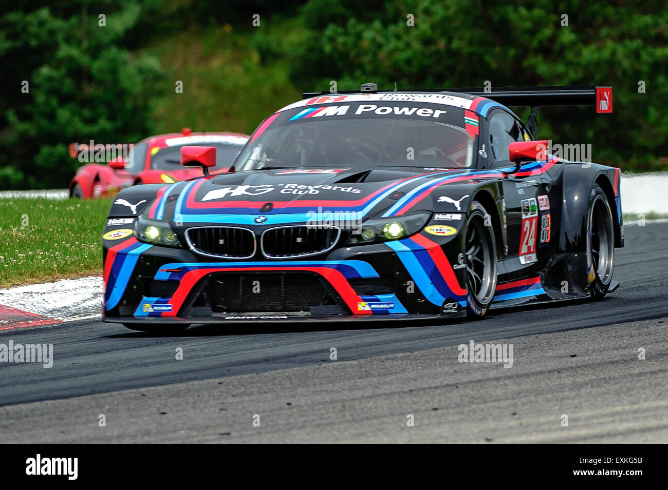 Bowmanville, può., 12 lug 2015 - presso la Mobil 1 SportsCar Grand Prix al Canadian Tire Motorsport Park - Mosport in Bowmanville, Canada il 12 luglio 2015. Foto Stock