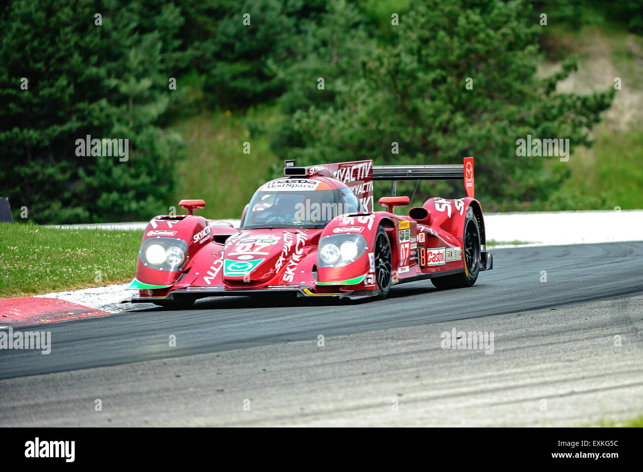 Bowmanville, può., 12 lug 2015 - presso la Mobil 1 SportsCar Grand Prix al Canadian Tire Motorsport Park - Mosport in Bowmanville, Canada il 12 luglio 2015. Foto Stock