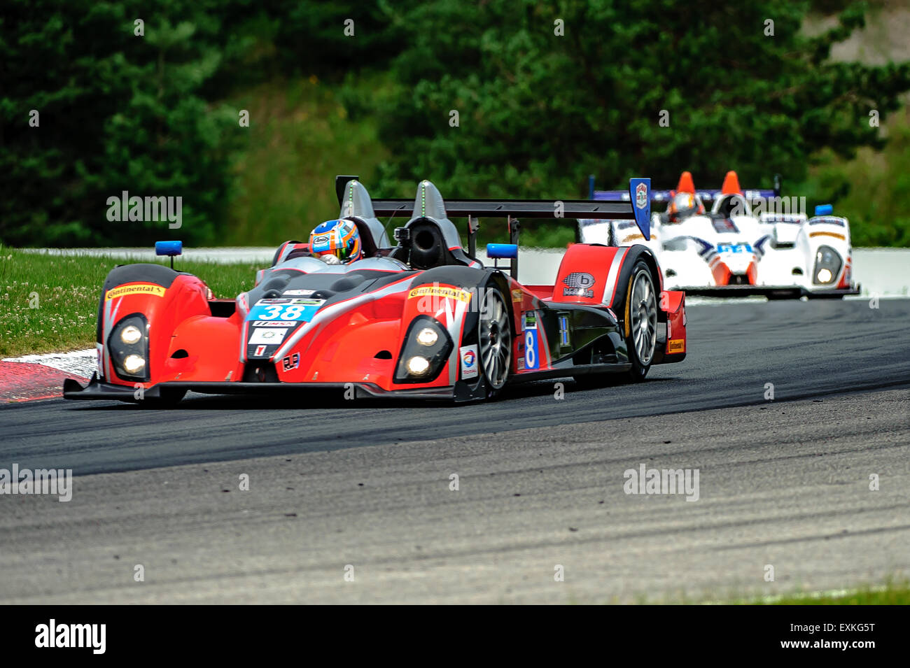 Bowmanville, può., 12 lug 2015 - presso la Mobil 1 SportsCar Grand Prix al Canadian Tire Motorsport Park - Mosport in Bowmanville, Canada il 12 luglio 2015. Foto Stock
