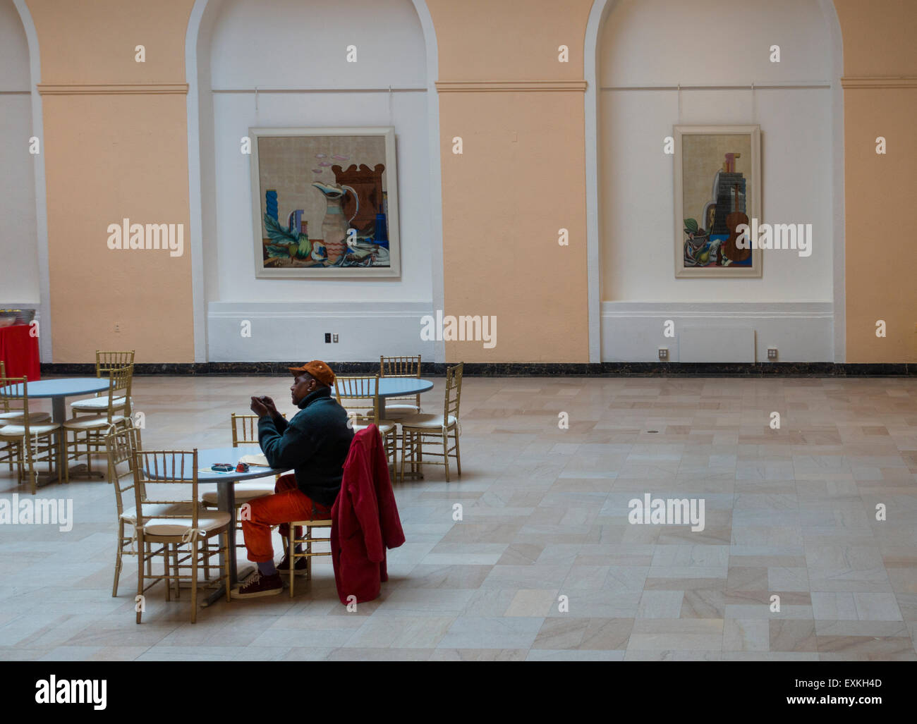 Newark museum cafè New Jersey NJ Foto Stock